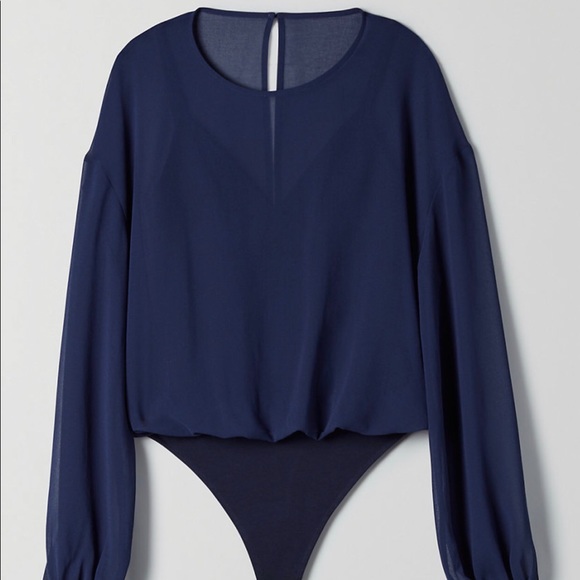 Express Tops - Express Long Sleeves Bodysuit